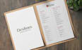 design print ready restaurant menu, food menu