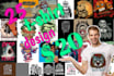 be christian t shirt design or typography t shirts design