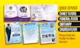 funeral flyer, event, obituary and program in 4hrs