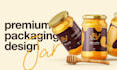 do premium product packaging and label design