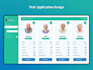 design modern dashboard or webapp UI UX in figma