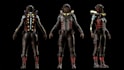 create a sci fi art and sci fi character concept art