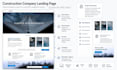 a responsive landing page with HTML CSS and javascript