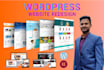 do custom wordpress website design, redesign, revamp, or fix for your business