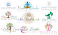 design meditation hypnosis breathwork wellness logo