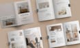 design business brochure and product catalog for sale fashion beauty brand shoes