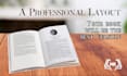 professionally format your book for print