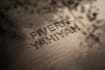 do realistic interior branding logo mockup