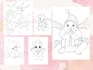 draw digital coloring book pages for children