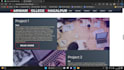 create a modern html,css and java script website design