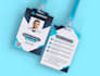 classic id card, name card design