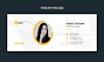 can clickable a digital design HTML email signature