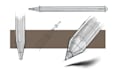 2d industrial product design sketch using procreate
