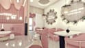 do cafe bar restaurant interior design 3d rendering