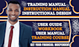 create instructional training manual, training course, user guide, workbook, PPT