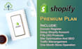 build shopify online store and provide store operation