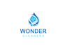 do a modern cleaning and maintenance logo