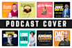 design incredible podcast cover art and podcast logo