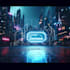 create cyberpunk logo animation intro for you