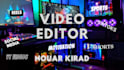 make motivational videos, captions and color grading