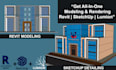 convert 2d drawings into detailed 3d models using revit and sketchup modeling