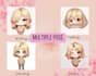 draw cute chibi peeking art or pfp for you