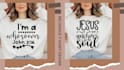 do custom typography christian t shirt design