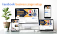create facebook business page and setup old business page