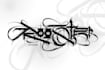 create gothic or graffiti dark lettering for tattoo design