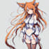 use ai to create full body portrait of anime kitsune girl
