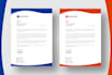simple and nice looking letterhead word format within 4 hours