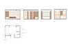draw 2d bathroom detail, elevation and section