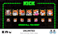 draw pro emotes for discord, tiktok and kick