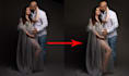 do maternity, newborn, family photo retouching in photoshop