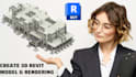 create 3d revit model and rendering