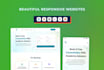 build frontend websites with react, tailwind, and , HTML