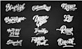 design custom hand lettering, scripted, cursive logo creation