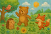 design dreamy watercolor art for childrens storybooks