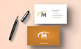 do minimal and simple business card design