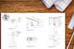 design front porch drawing blueprint for construction permit