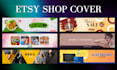 design etsy shop banner, ebay banner, etsy shop cover, shopify cover
