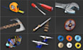 create a basic game ready 3d model with pbr textures