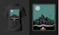 do custom adventure camping t shirt design