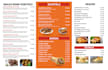 design restaurant menu, food menu, cafe menu and digital menu board
