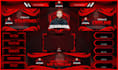 design animated twitch stream overlay, twitch logo, panels, screens, alerts