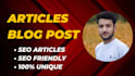 write trending articles and blog posts in 24 hours with SEO