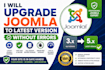 upgrade joomla 3 to joomla 6 without errors