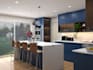 do exclusive kitchen interior design with realistic 3d renders