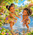 creat african american children illustrations
