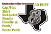 embroidery digitizing convert to pes, dst, jef, pxf in 1hr